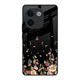 Floating Floral Print IQOO Z9s Pro 5G Glass Back Cover Online