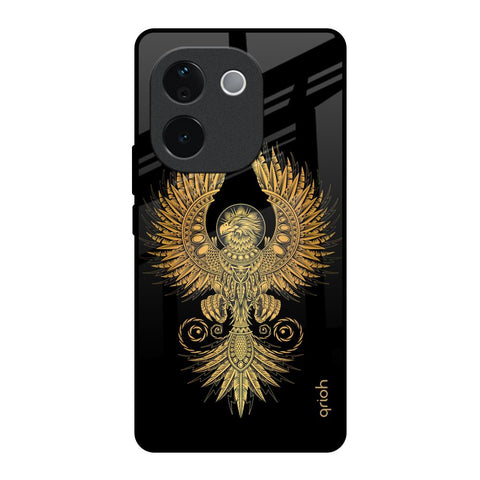 Mythical Phoenix Art IQOO Z9s Pro 5G Glass Back Cover Online