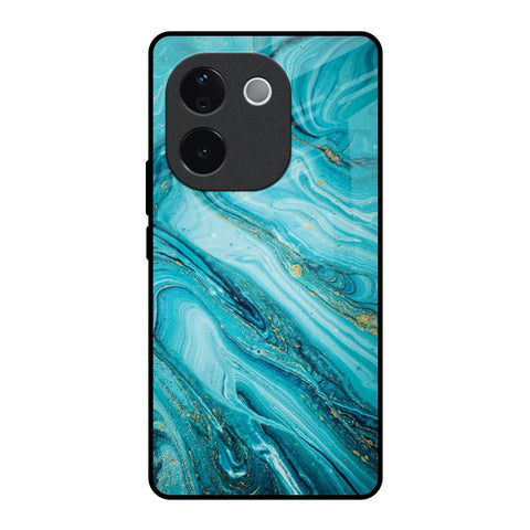 Ocean Marble IQOO Z9s Pro 5G Glass Back Cover Online