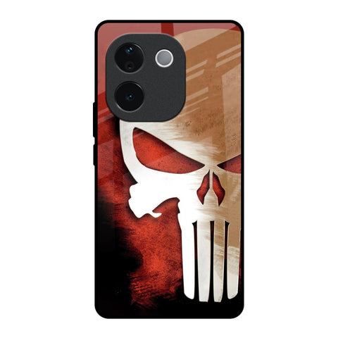 Red Skull IQOO Z9s Pro 5G Glass Back Cover Online