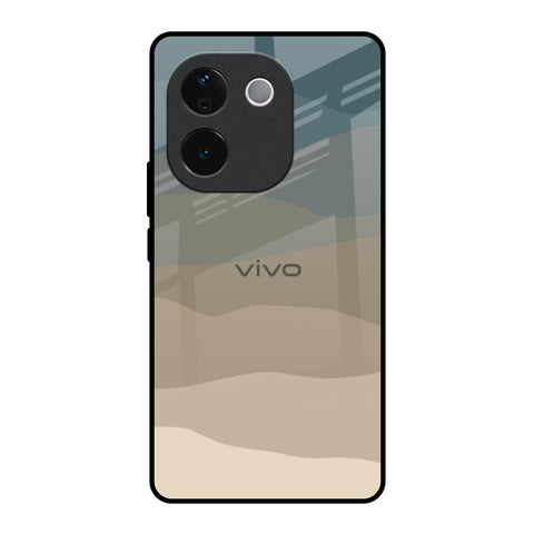 Abstract Mountain Pattern IQOO Z9s Pro 5G Glass Back Cover Online