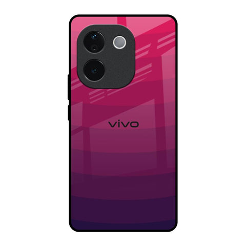 Wavy Pink Pattern IQOO Z9s Pro 5G Glass Back Cover Online