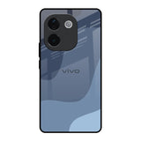 Navy Blue Ombre IQOO Z9s Pro 5G Glass Back Cover Online