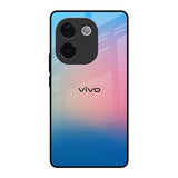 Blue & Pink Ombre IQOO Z9s Pro 5G Glass Back Cover Online