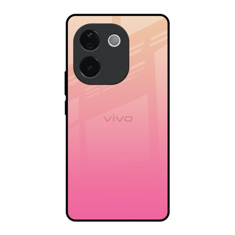 Pastel Pink Gradient IQOO Z9s Pro 5G Glass Back Cover Online