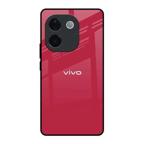 Solo Maroon IQOO Z9s Pro 5G Glass Back Cover Online