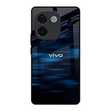 Blue Rough Abstract IQOO Z9s Pro 5G Glass Back Cover Online