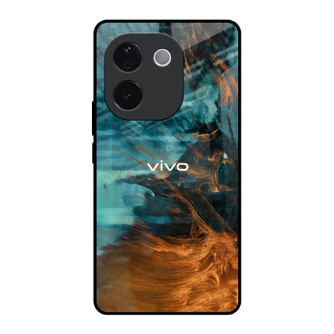 Golden Splash IQOO Z9s Pro 5G Glass Back Cover Online