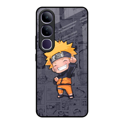 Orange Chubby Vivo Y300 5G Glass Back Cover Online