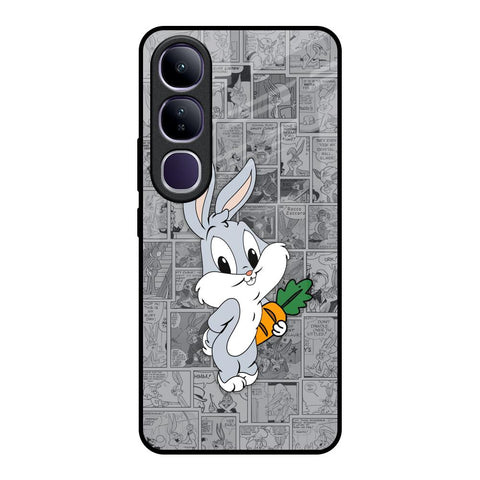 Cute Baby Bunny Vivo Y300 5G Glass Back Cover Online