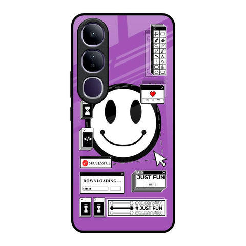 Code with Smile Vivo Y300 5G Glass Back Cover Online