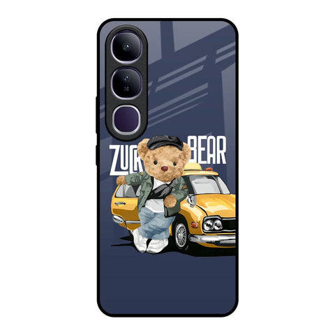 Adventurous Bear Vivo Y300 5G Glass Back Cover Online