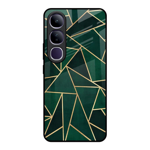 Abstract Green Vivo Y300 5G Glass Back Cover Online