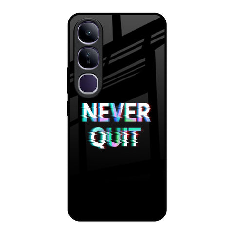 Never Quit Vivo Y300 5G Glass Back Cover Online