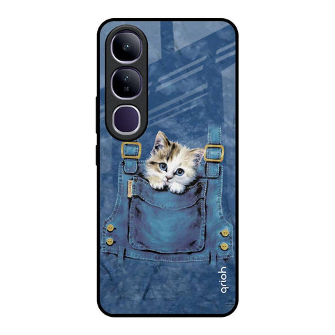 Kitty In Pocket Vivo Y300 5G Glass Back Cover Online