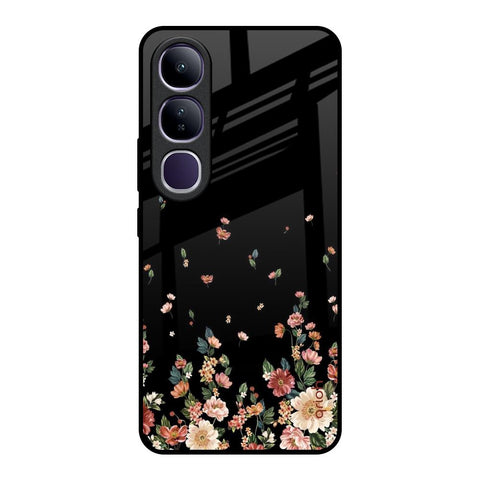 Floating Floral Print Vivo Y300 5G Glass Back Cover Online