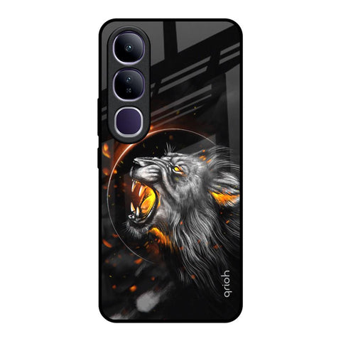 Aggressive Lion Vivo Y300 5G Glass Back Cover Online