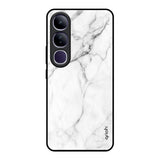 Modern White Marble Vivo Y300 5G Glass Back Cover Online