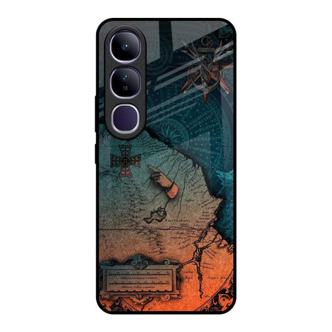 Geographical Map Vivo Y300 5G Glass Back Cover Online