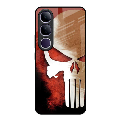 Red Skull Vivo Y300 5G Glass Back Cover Online