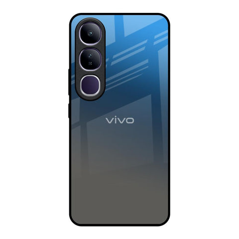 Blue Grey Ombre Vivo Y300 5G Glass Back Cover Online