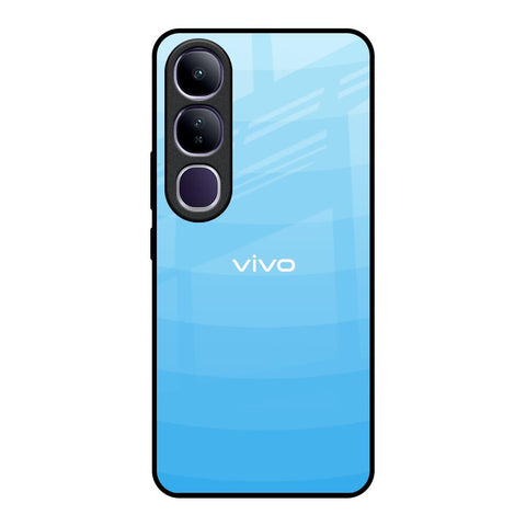 Wavy Blue Pattern Vivo Y300 5G Glass Back Cover Online