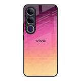 Geometric Pink Diamond Vivo Y300 5G Glass Back Cover Online