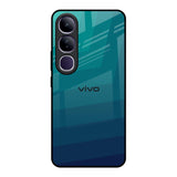 Green Triangle Pattern Vivo Y300 5G Glass Back Cover Online