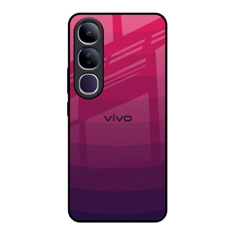 Wavy Pink Pattern Vivo Y300 5G Glass Back Cover Online