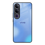 Vibrant Blue Texture Vivo Y300 5G Glass Back Cover Online