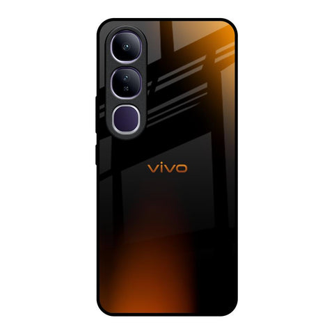 Orange Black Fusion Vivo Y300 5G Glass Back Cover Online