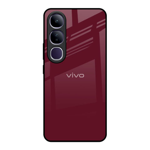 Classic Burgundy Vivo Y300 5G Glass Back Cover Online