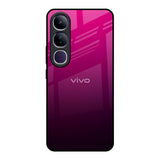 Purple Ombre Pattern Vivo Y300 5G Glass Back Cover Online