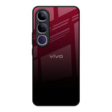 Wine Red Vivo Y300 5G Glass Back Cover Online