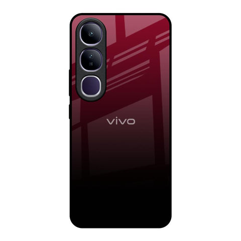 Wine Red Vivo Y300 5G Glass Back Cover Online