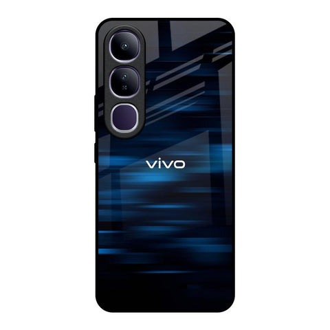 Blue Rough Abstract Vivo Y300 5G Glass Back Cover Online