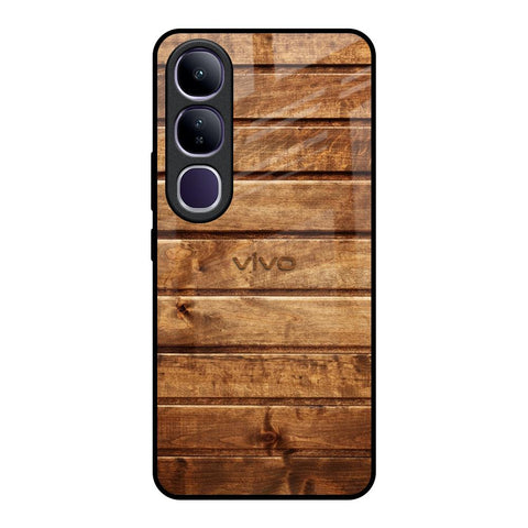 Wooden Planks Vivo Y300 5G Glass Back Cover Online