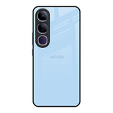 Pastel Sky Blue Vivo Y300 5G Glass Back Cover Online