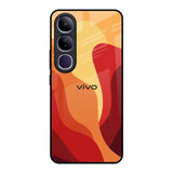 Magma Color Pattern Vivo Y300 5G Glass Back Cover Online