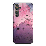 Space Doodles Samsung Galaxy M55s Glass Back Cover Online