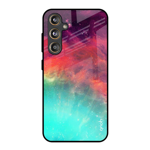 Colorful Aura Samsung Galaxy M55s Glass Back Cover Online