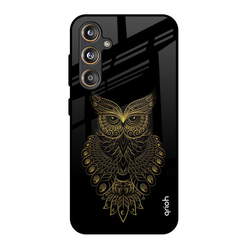 Golden Owl Samsung Galaxy M55s Glass Back Cover Online