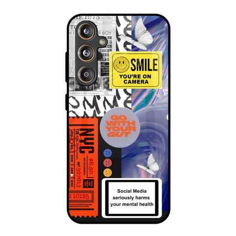 Smile for Camera Samsung Galaxy M55s Glass Back Cover Online