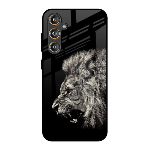 Brave Lion Samsung Galaxy M55s Glass Back Cover Online