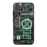 Green Camo Circuit Samsung Galaxy M55s Glass Back Cover Online