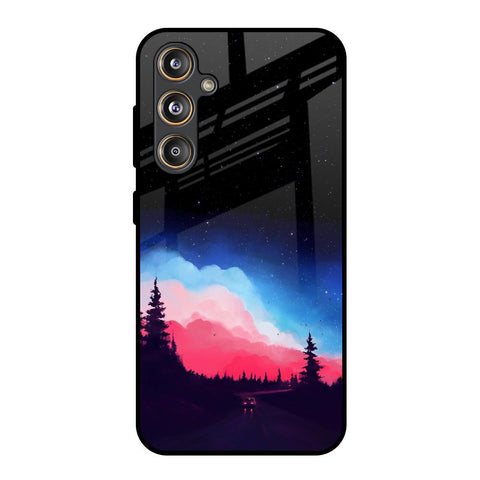 Drive In Dark Samsung Galaxy M55s Glass Back Cover Online