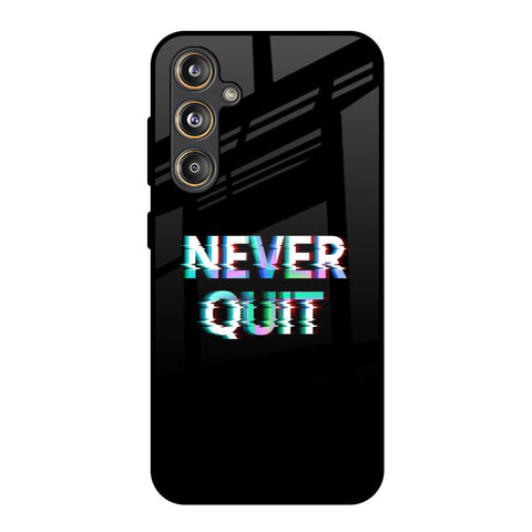 Never Quit Samsung Galaxy M55s Glass Back Cover Online