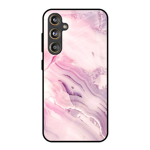 Diamond Pink Gradient Samsung Galaxy M55s Glass Back Cover Online