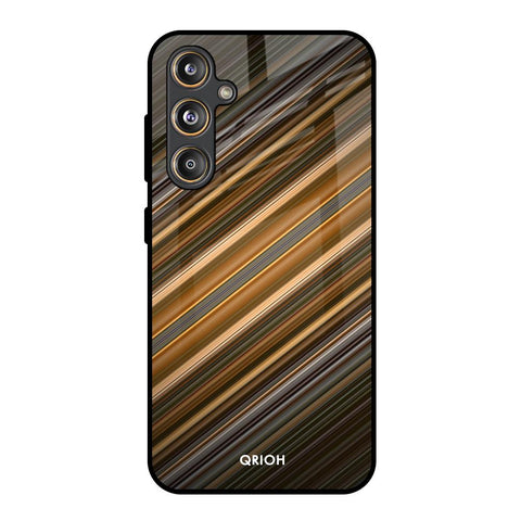 Diagonal Slash Pattern Samsung Galaxy M55s Glass Back Cover Online