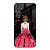 Fashion Princess Samsung Galaxy M55s Glass Back Cover Online